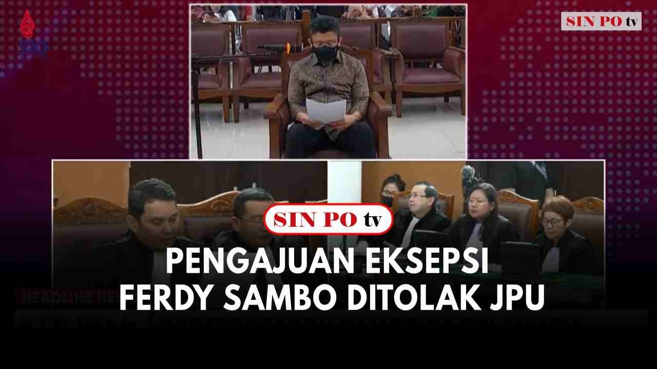 Pengajuan Eksepsi Ferdy Sambo Ditolak JPU