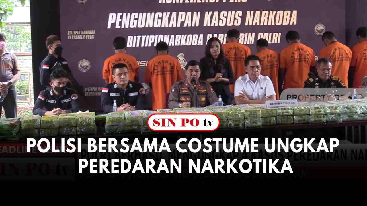 Polisi Bersama Costume Ungkap Peredaran Narkotika