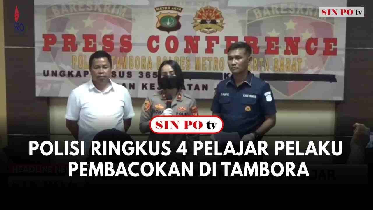 Polisi Ringkus 4 Pelajar Pelaku Pembacokan Di Tambora