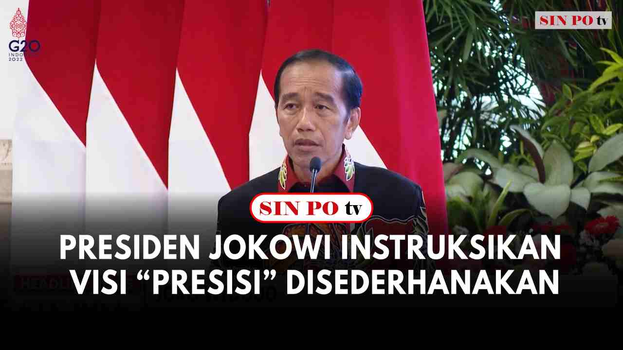 Presiden Jokowi Instruksikan Visi “PRESISI” Disederhanakan