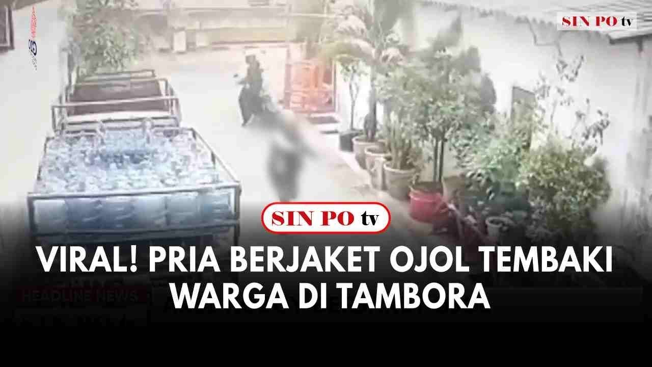 Viral! Pria Berjaket Ojol Tembaki Warga Di Tambora