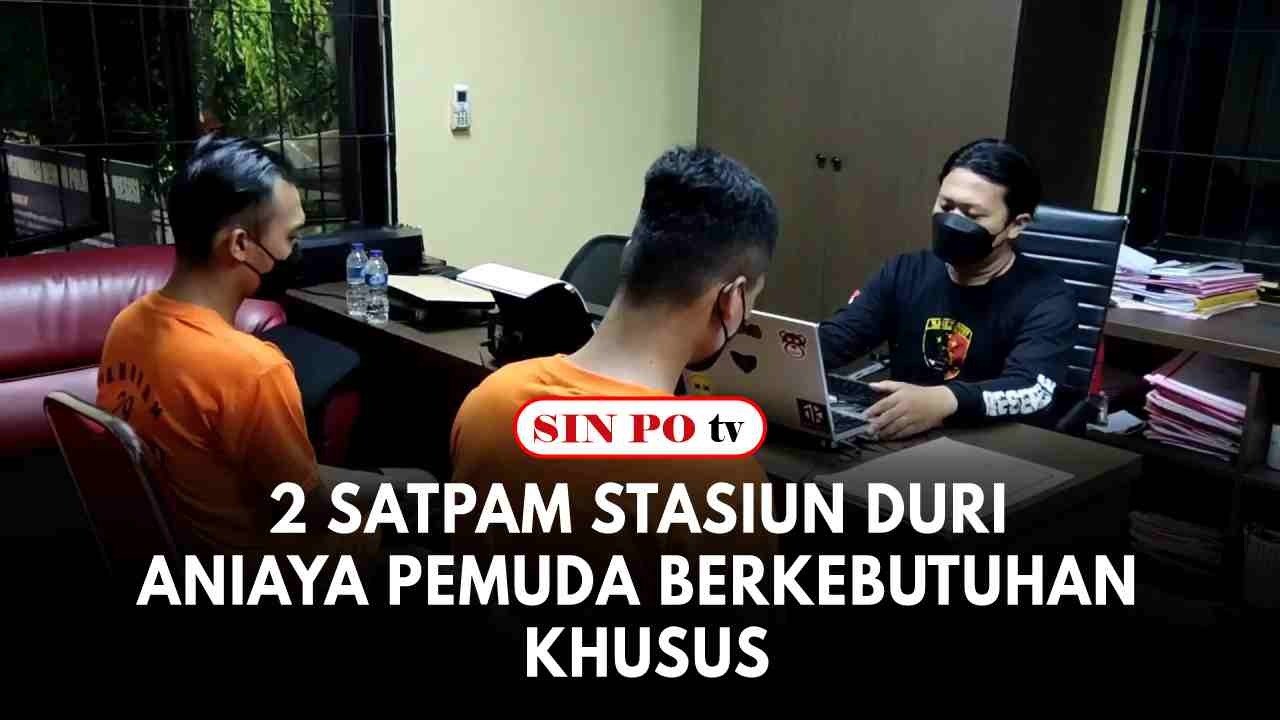 2 Satpam Stasiun Duri Aniaya Pemuda Berkebutuhan Khusus