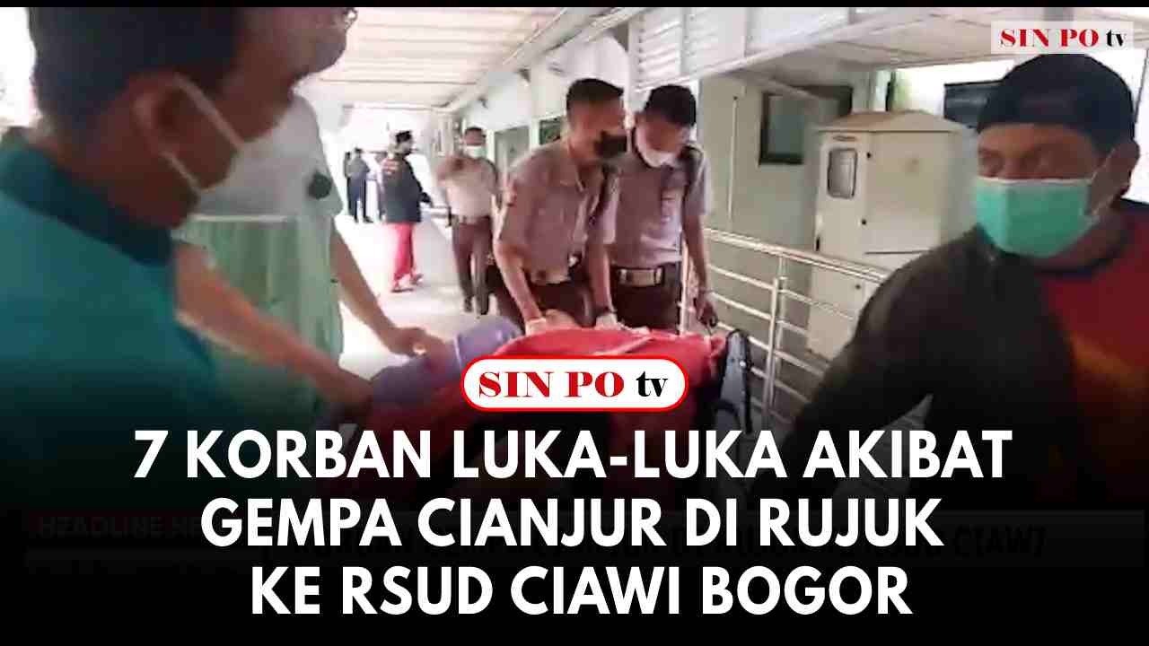 7 Korban Luka-Luka Akibat Gempa Cianjur Di Rujuk Ke RSUD Ciawi Bogor