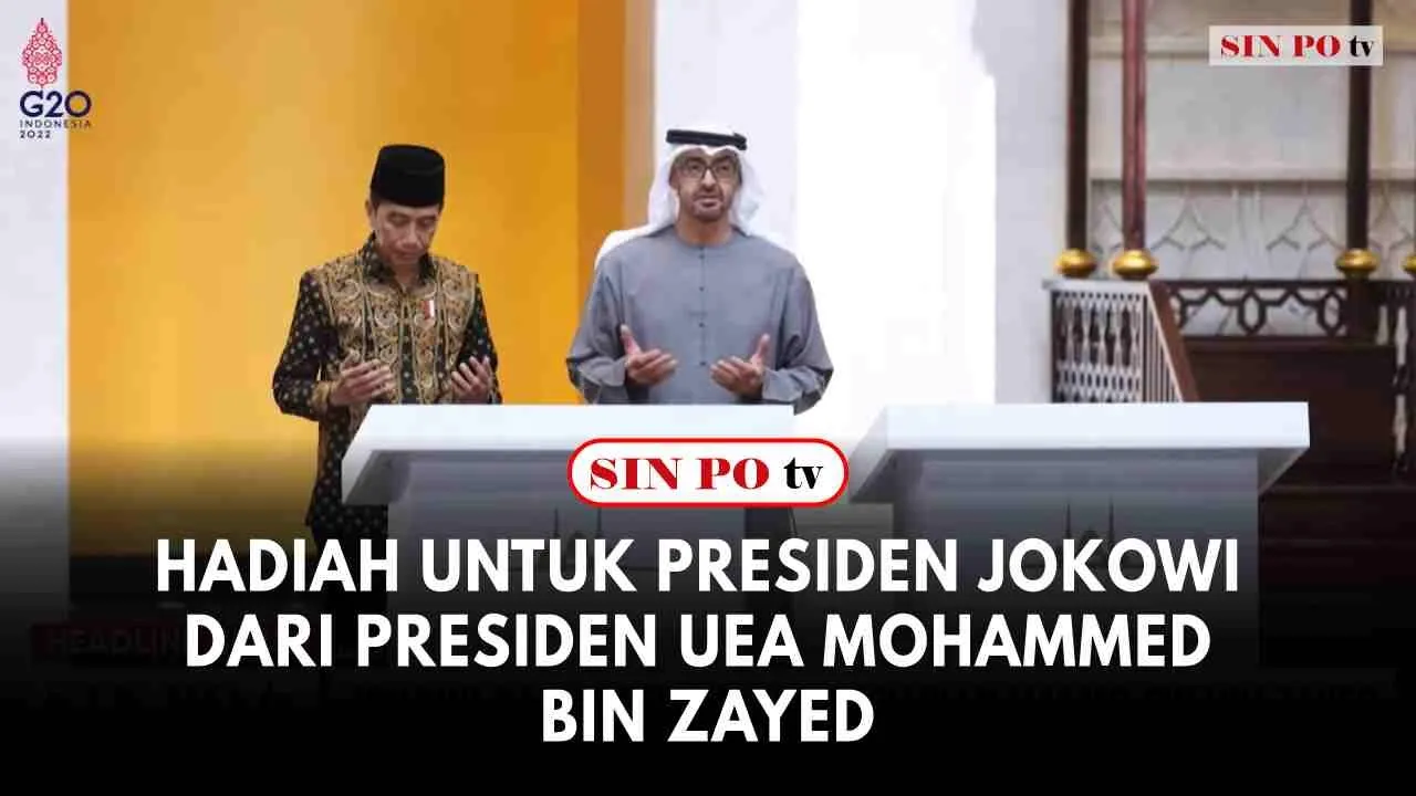 Hadiah untuk Presiden Jokowi dari Presiden UEA Mohammed Bin Zayed