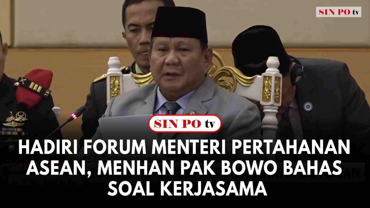 Hadiri Forum Menteri Pertahanan ASEAN, Menhan Pak Bowo Bahas Soal Kerjasama