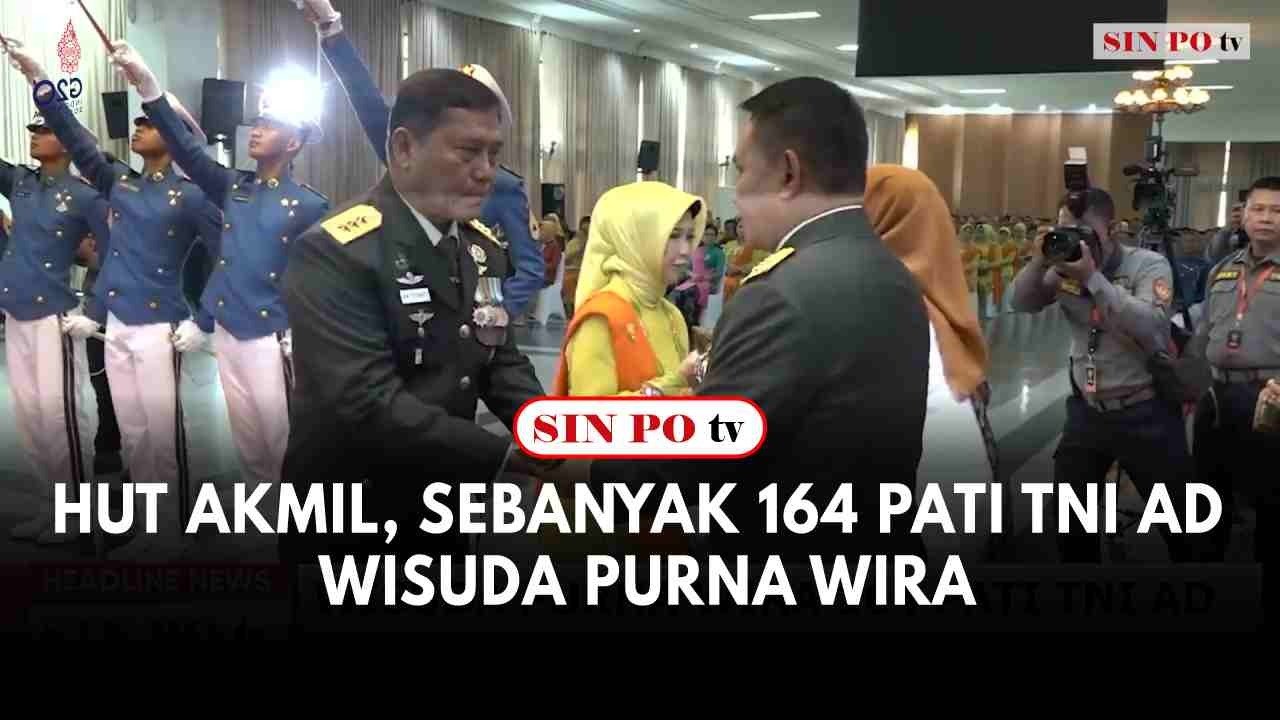 HUT Akmil, Sebanyak 164 Pati TNI AD Wisuda Purna Wira