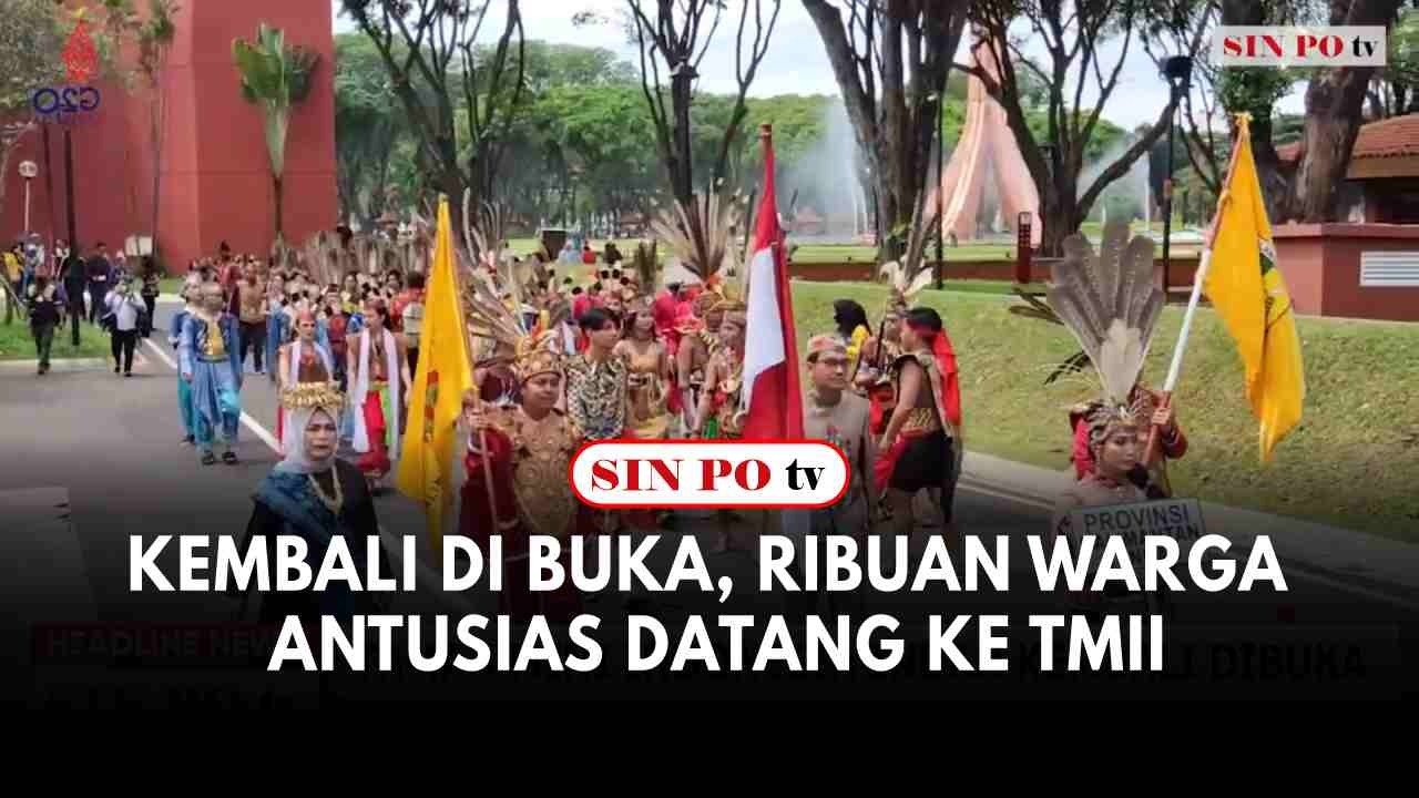 Kembali Di Buka, Ribuan Warga Antusias Datang Ke TMII