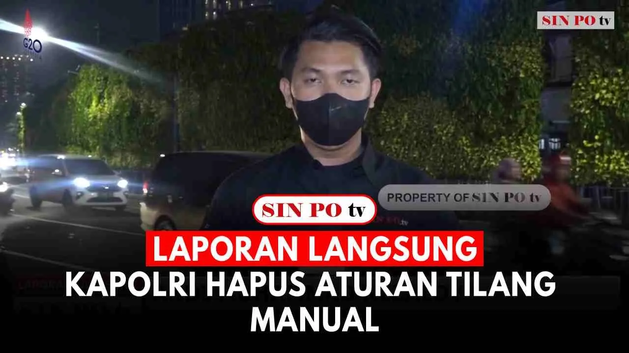 Laporan Langsung: Kapolri Hapus Aturan Tilang Manual