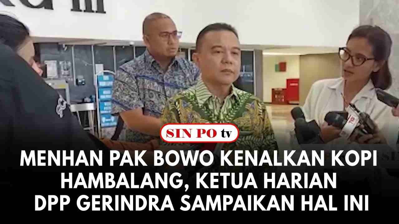 Menhan Pak Bowo Kenalkan Kopi Hambalang, Ketua Harian DPP Gerindra Sampaikan Hal ini