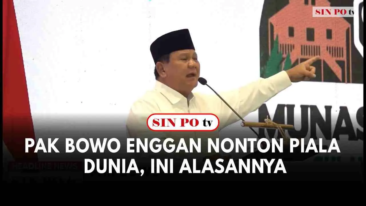 Pak Bowo Enggan Nonton Piala Dunia, Ini Alasannya