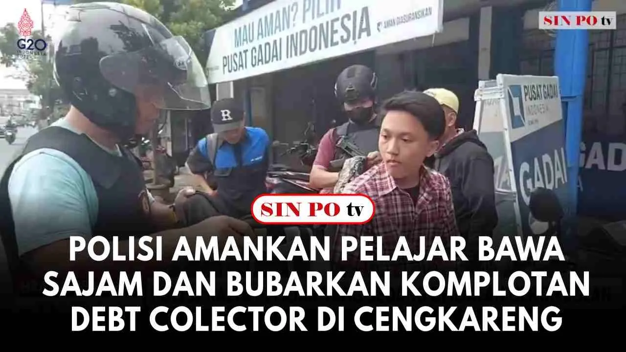 Polisi Amankan Pelajar Bawa Sajam Dan Bubarkan Komplotan Debt Colector Di Cengkareng