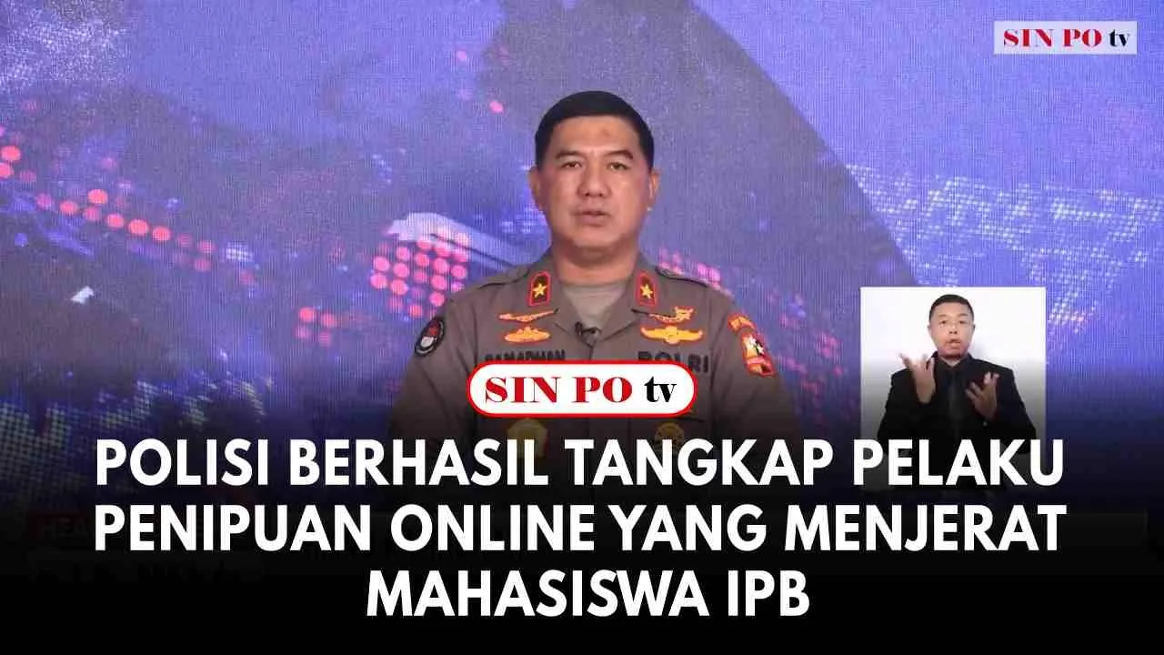 Polisi Berhasil Tangkap Pelaku Penipuan Online Yang Menjerat Mahasiswa IPB