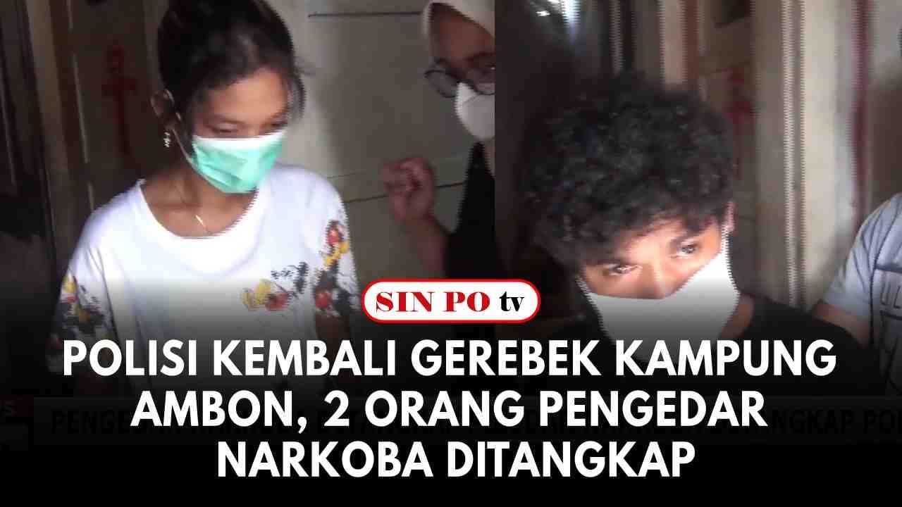 Polisi Kembali Gerebek Kampung Ambon, 2 Orang Pengedar Narkoba Ditangkap