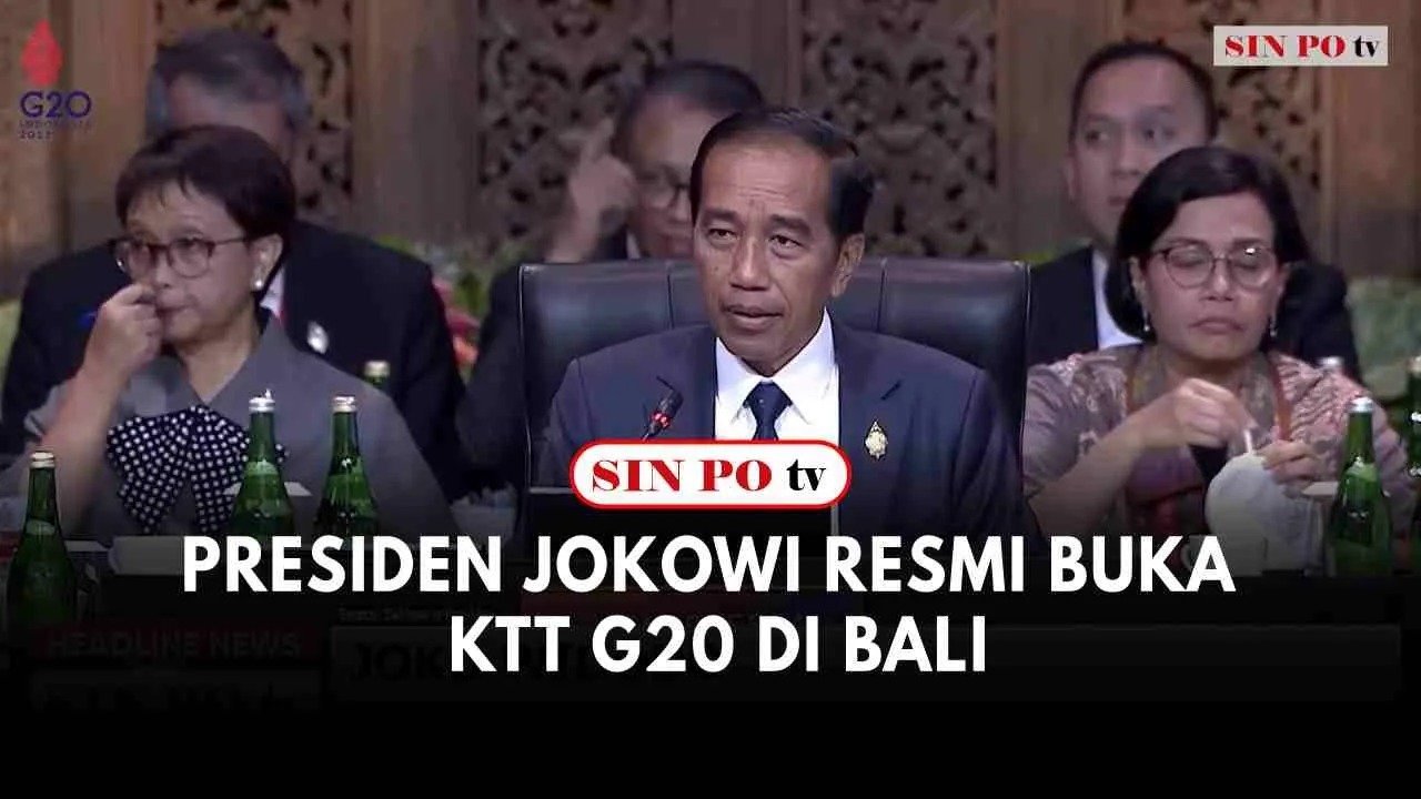 Presiden Jokowi Resmi Buka KTT G20 Di Bali