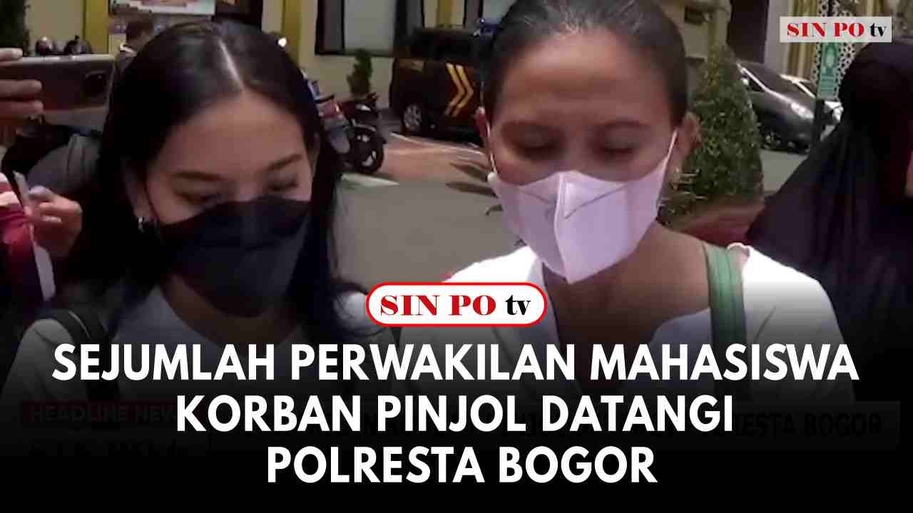 Sejumlah Perwakilan Mahasiswa Korban Pinjol Datangi Polresta Bogor