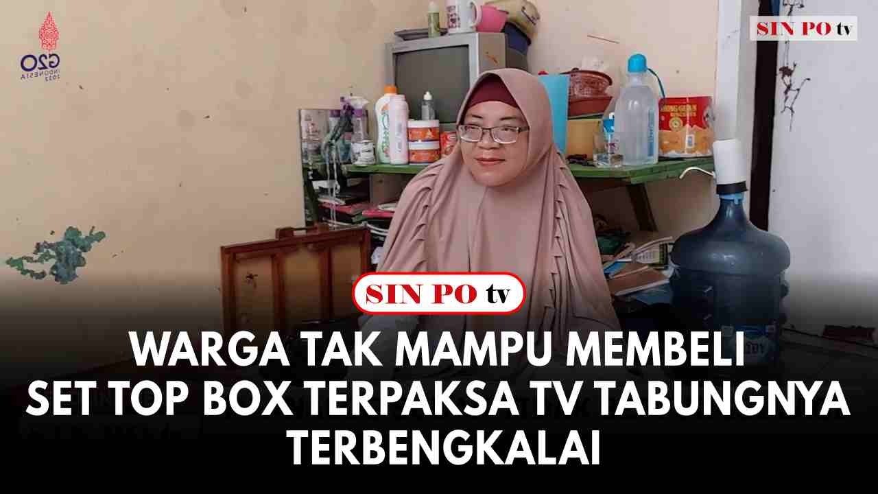 Warga Tak Mampu Membeli Set Top Box Terpaksa TV Tabungnya Terbengkalai