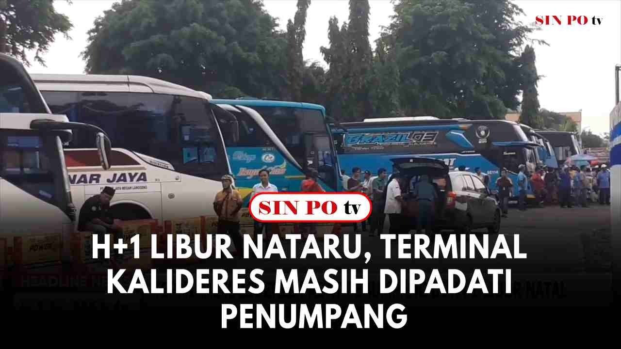 H+1 Libur Nataru, Terminal Kalideres Masih Dipadati Penumpang