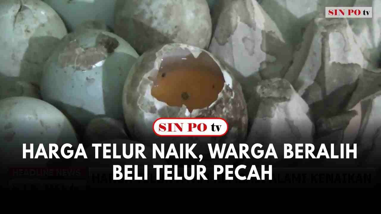 Harga Telur Naik, Warga Beralih Beli Telur Pecah