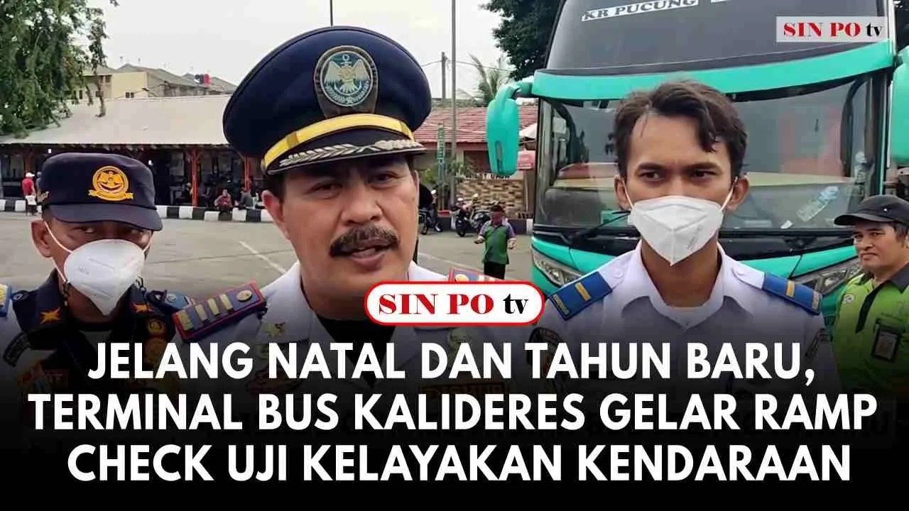 Jelang Natal Dan Tahun Baru, Terminal Bus Kalideres Gelar Ramp Check Uji Kelayakan Kendaraan