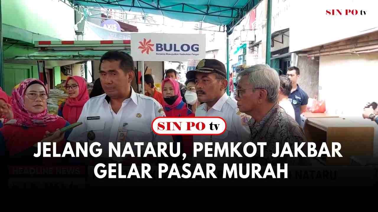 Jelang Nataru, Pemkot Jakbar Gelar Pasar Murah