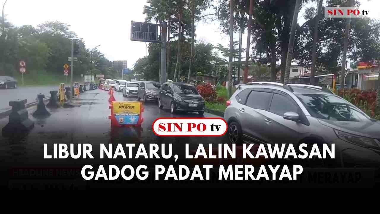 Libur Nataru, Lalin Kawasan Gadog Padat Merayap