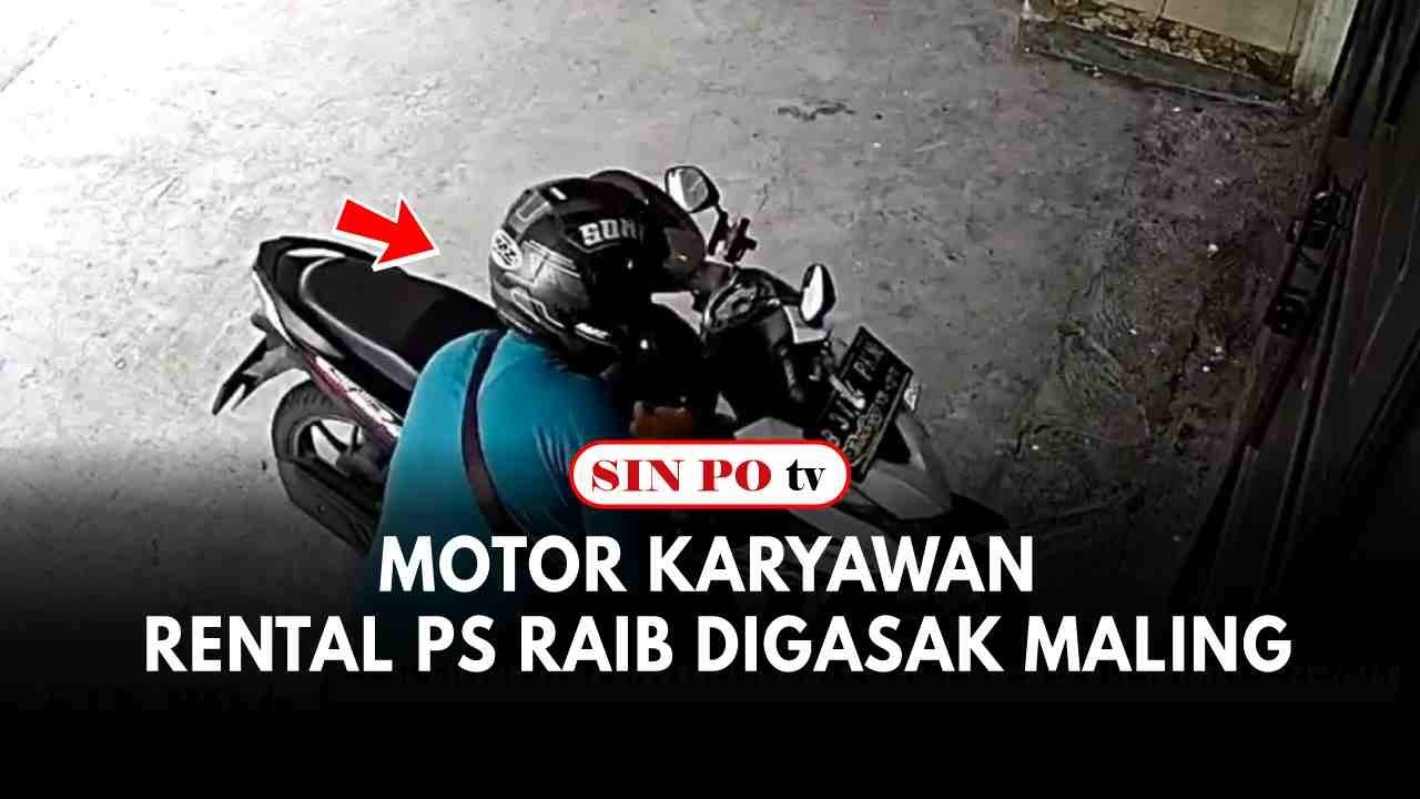 Motor Karyawan Rental PS Raib Digasak Maling