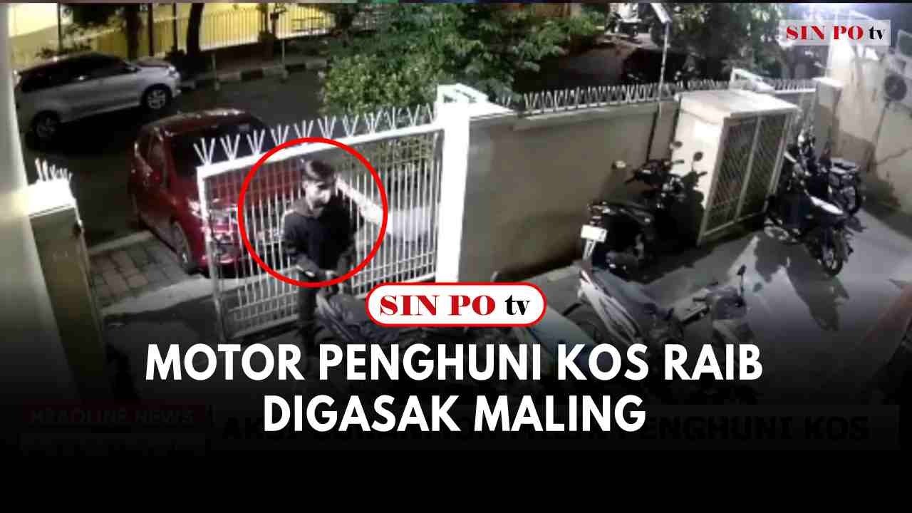 Motor Penghuni Kos Raib Digasak Maling