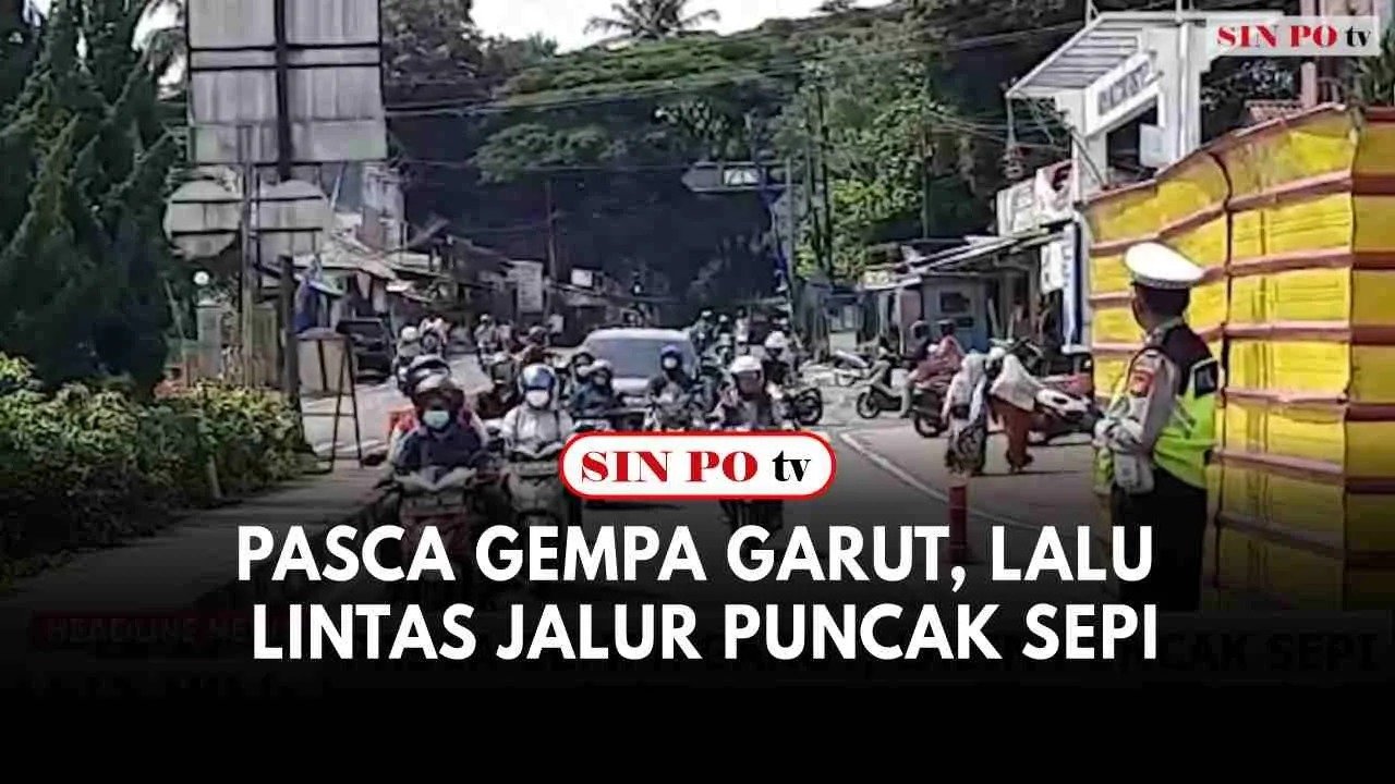 Pasca Gempa Garut, Lalu Lintas Jalur Puncak Sepi