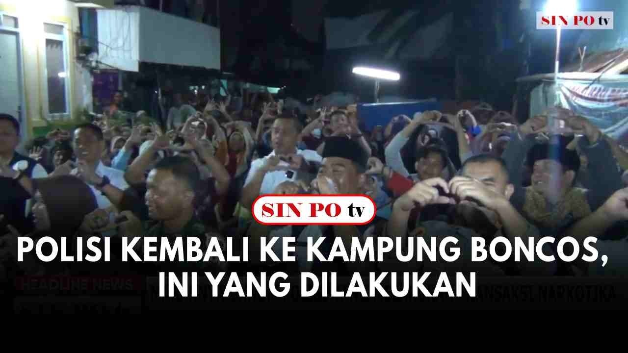 Polisi Kembali Ke Kampung Boncos, Ini Yang Dilakukan