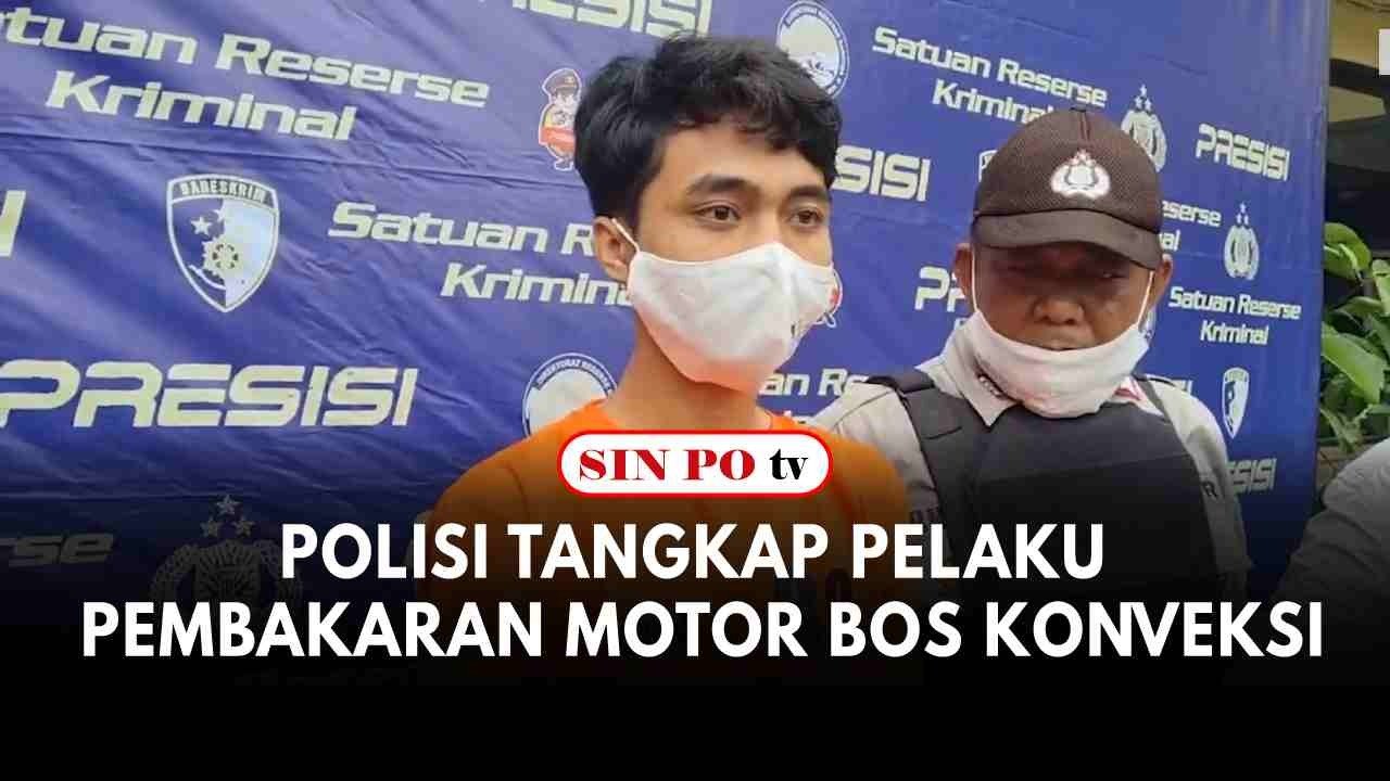 Polisi Tangkap Pelaku Pembakaran Motor Bos Konveksi