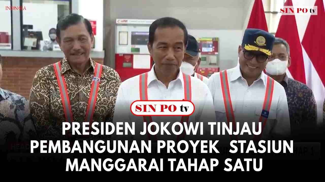 Presiden Jokowi Tinjau Pembangunan Proyek  Stasiun Manggarai Tahap Satu