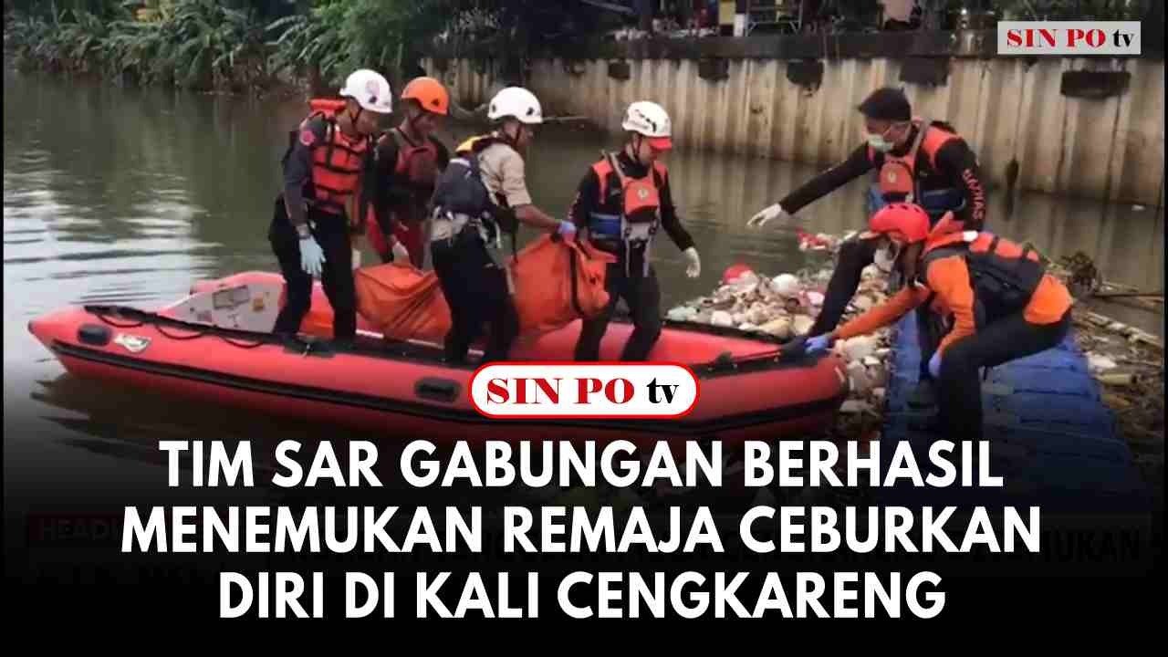 TIm SAR Gabungan Akhirnya Berhasil Menemukan Remaja Ceburkan Diri Di Kali Cengkareng