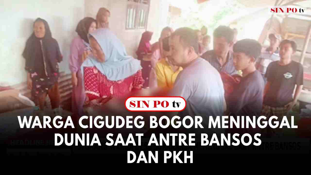 Warga Cigudeg Bogor Meninggal Dunia Saat Antre Bansos Dan PKH