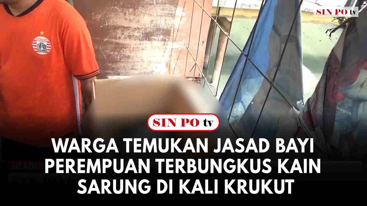 Warga Temukan Jasad Bayi Perempuan Terbungkus Kain Sarung Di Kali Krukut