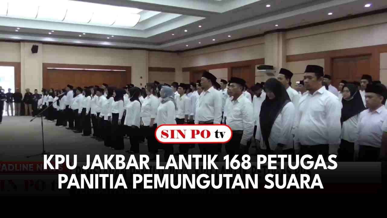 KPU Jakbar Lantik 168 Petugas Panitia Pemungutan Suara