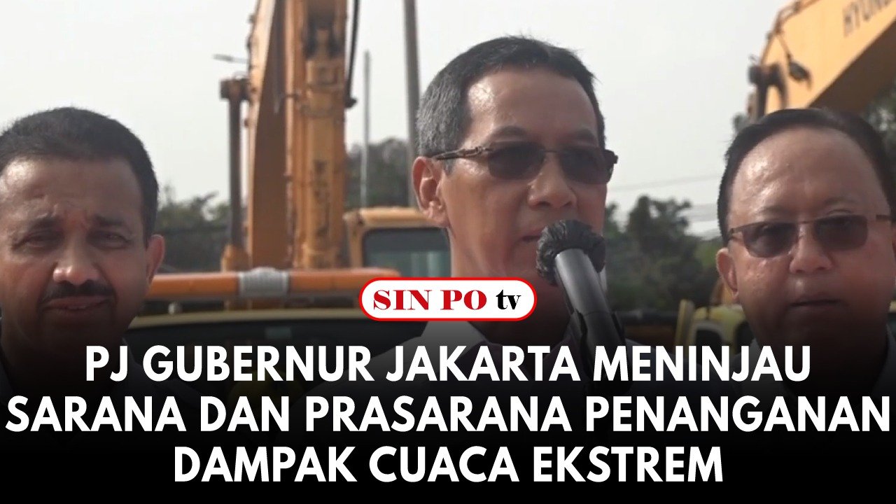 Pj Gubernur Jakarta Meninjau Sarana Dan Prasarana Penanganan Dampak Cuaca Ekstrem