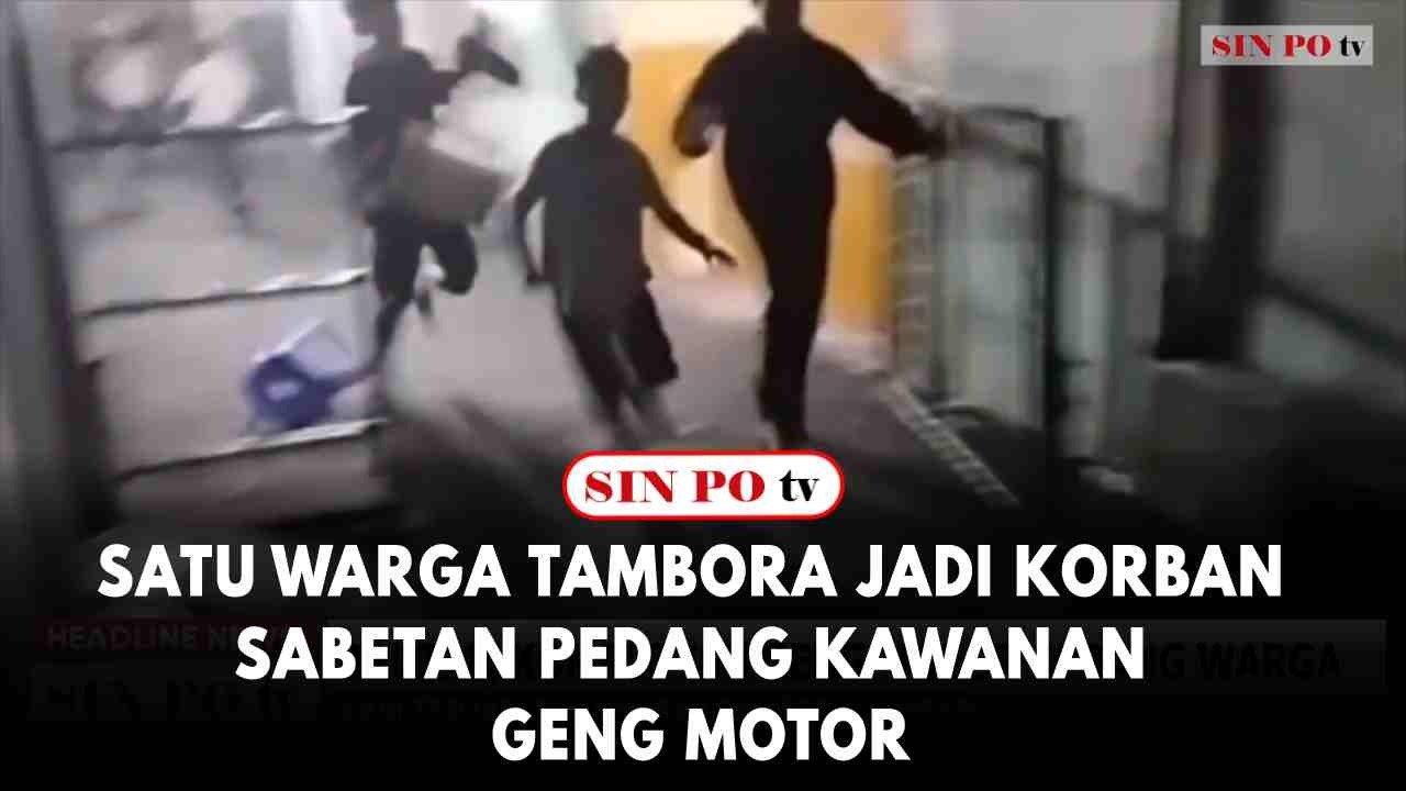 Satu Warga Tambora Jadi Korban Sabetan Pedang Kawanan Geng Motor