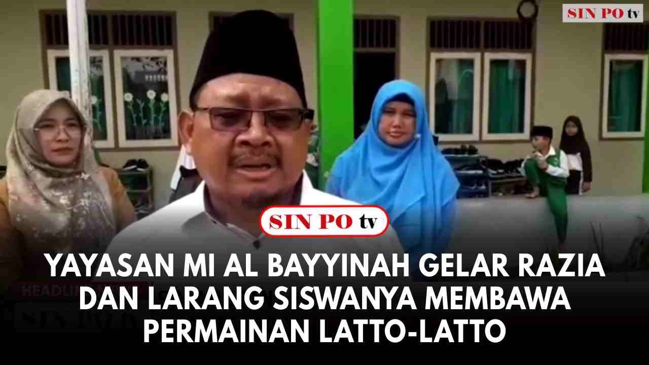 Yayasan MI Al Bayyinah Gelar Razia dan Larang Siswanya Membawa Permainan Latto-Latto