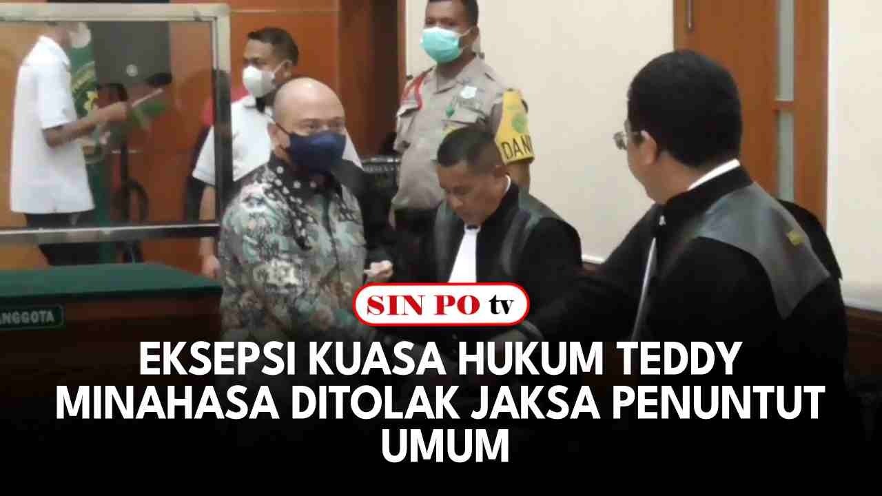 Eksepsi Kuasa Hukum Teddy Minahasa Ditolak Jaksa Penuntut Umum