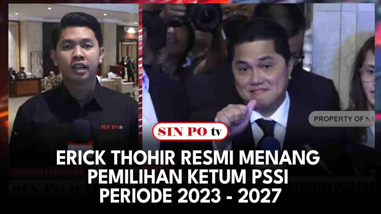 Erick Thohir Resmi Menang Pemilihan Ketum PSSI Periode 2023-2027