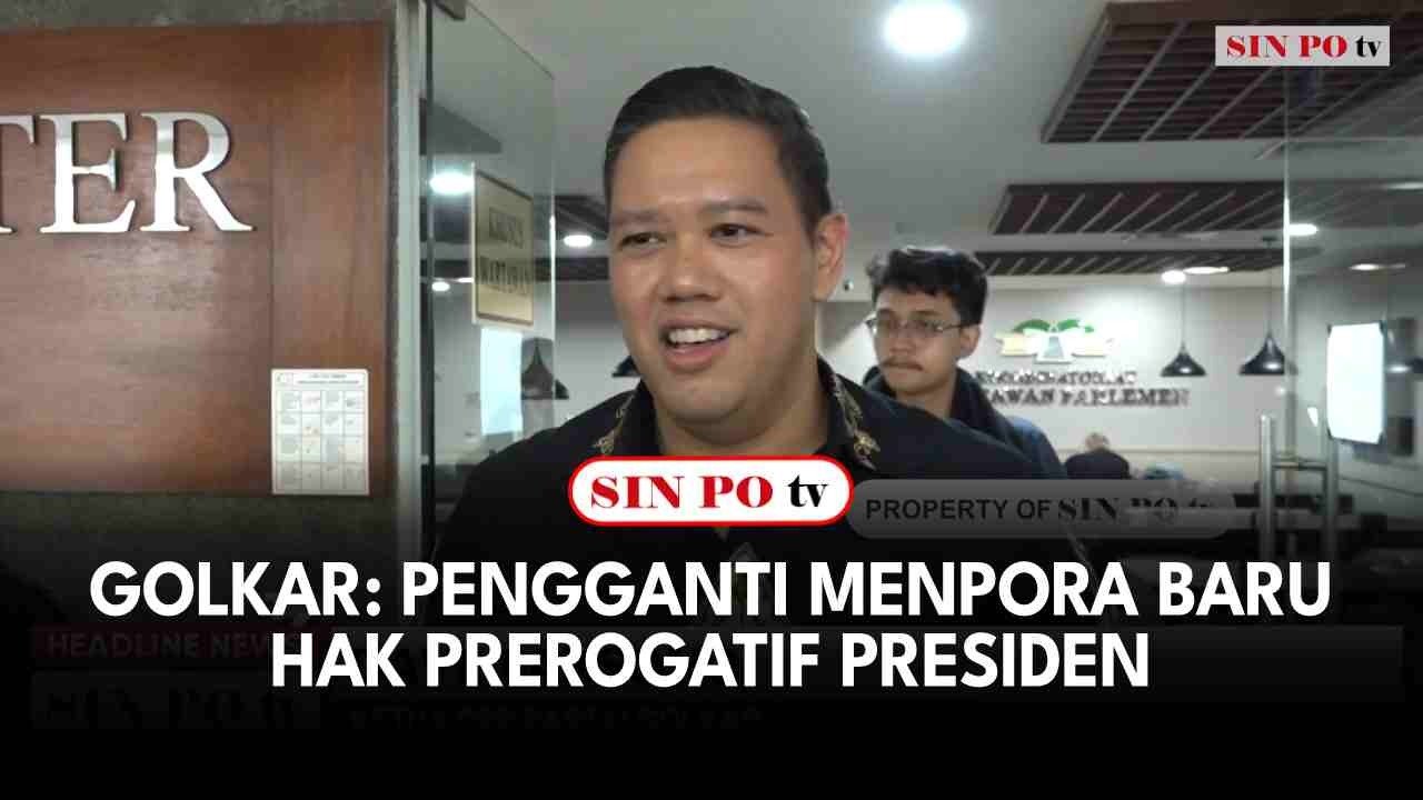 Golkar: Pengganti Menpora Baru Hak Prerogatif Presiden