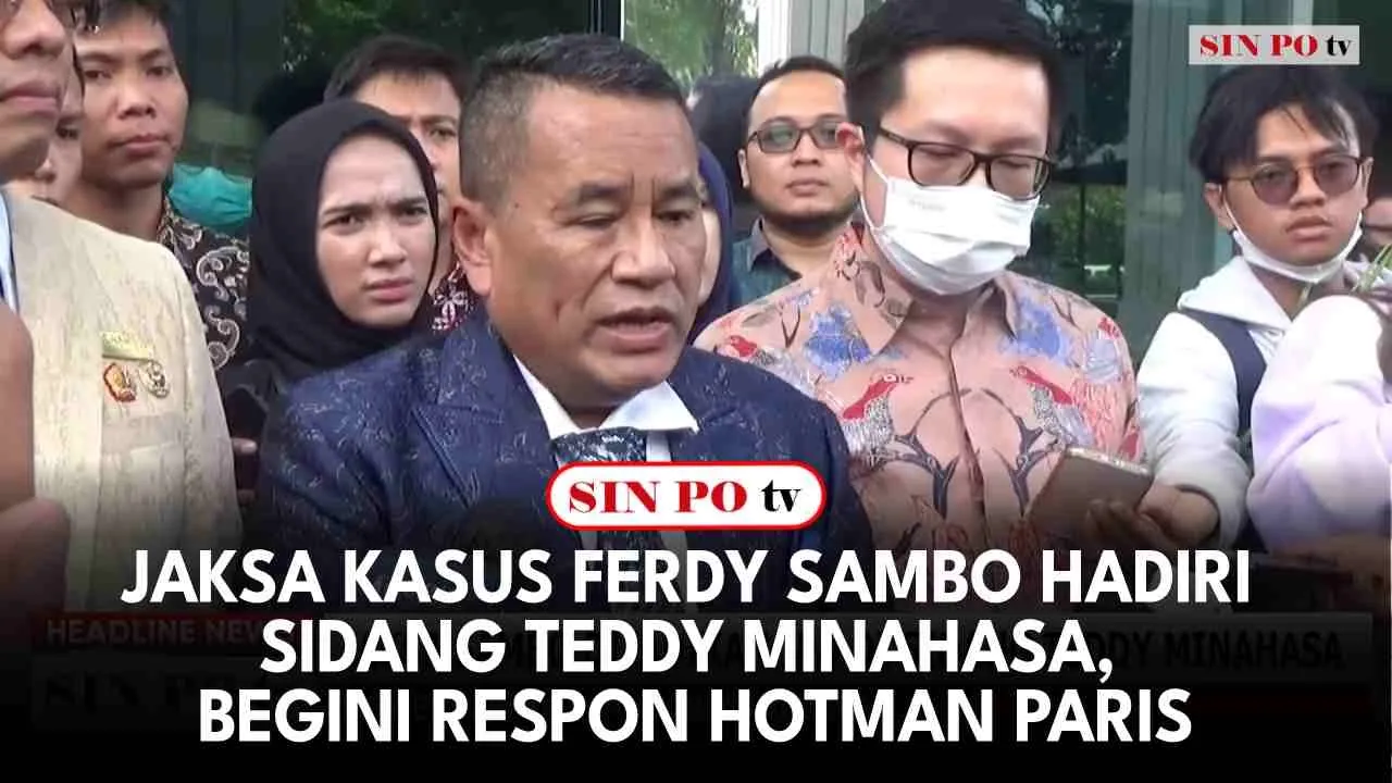 Jaksa Kasus Ferdy Sambo Hadiri Sidang Teddy Minahasa, Begini Respon Hotman Paris