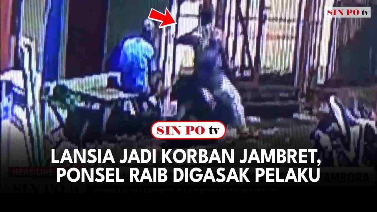 Lansia Jadi Korban Jambret, Ponsel Raib Digasak Pelaku