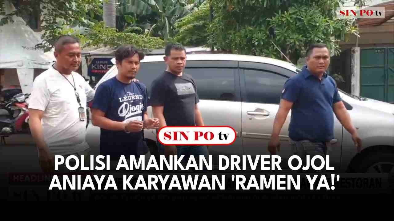 Polisi Amankan Driver Ojol Aniaya Karyawan 'Ramen Ya!'