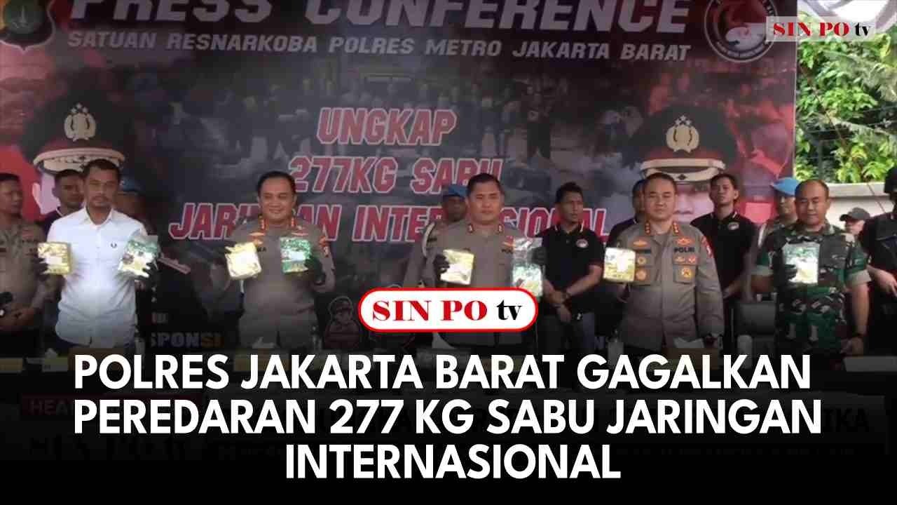 Polres Jakarta Barat Gagalkan Peredaran 277 Kg Sabu Jaringan Internasional