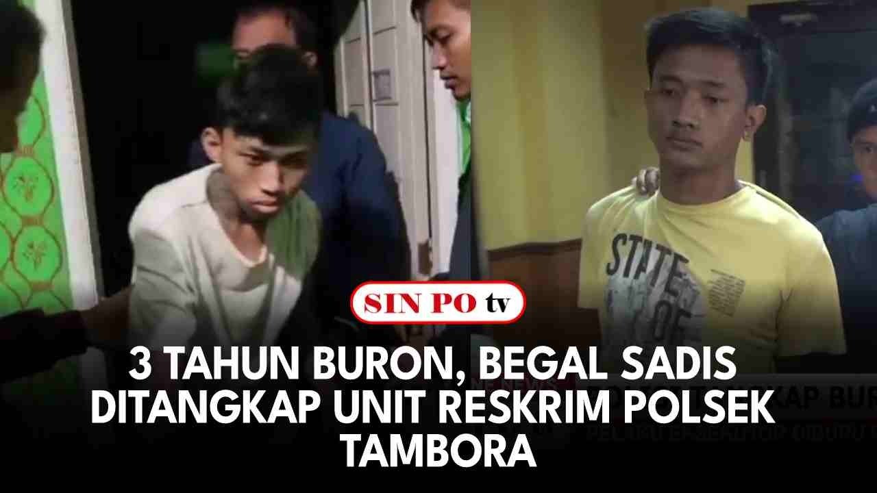 3 Tahun Buron, Begal Sadis Ditangkap Unit Reskrim Polsek Tambora