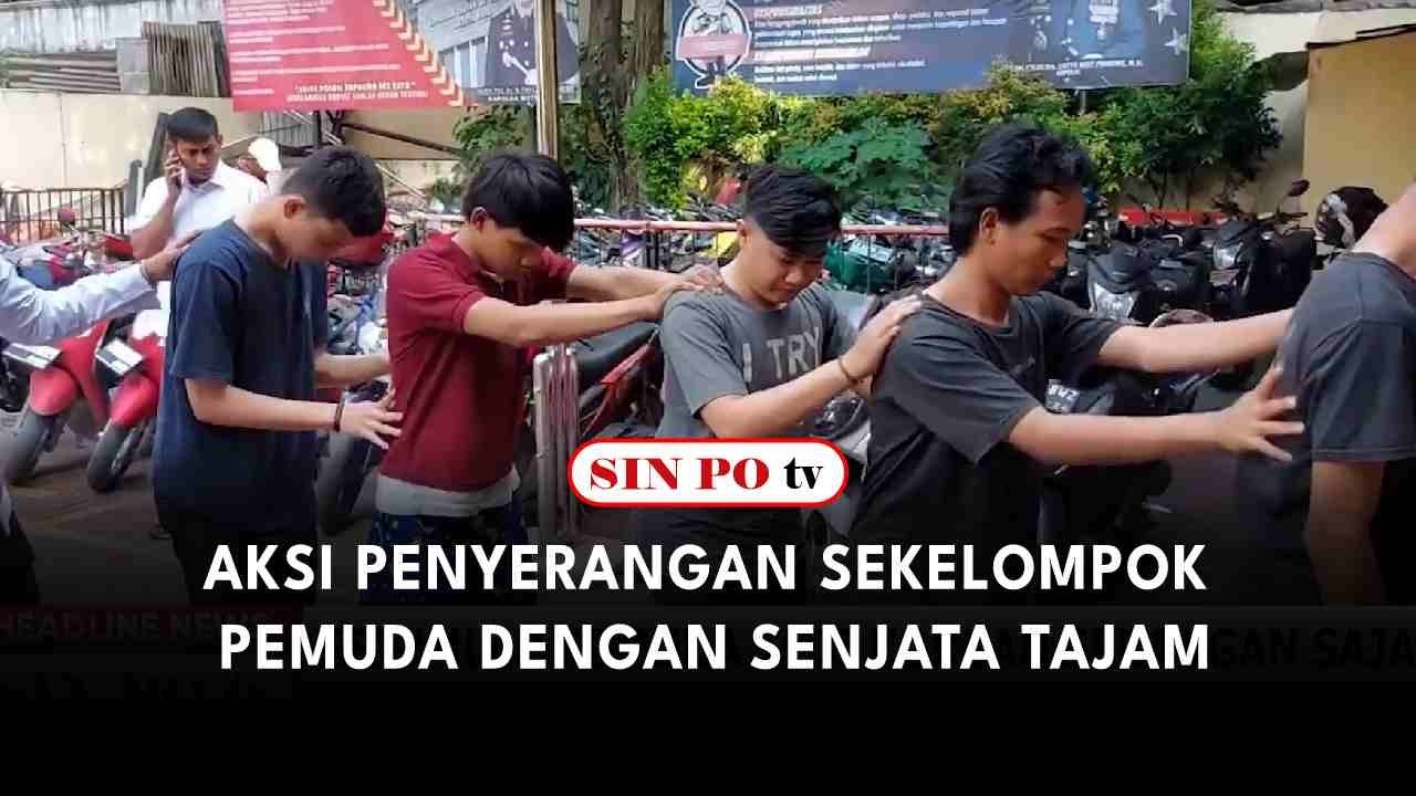 Aksi Penyerangan Sekelompok Pemuda Dengan Senjata Tajam