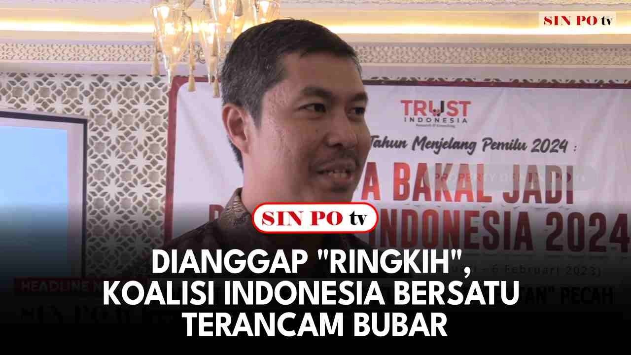 Dianggap "Ringkih", Koalisi Indonesia Bersatu Terancam Bubar