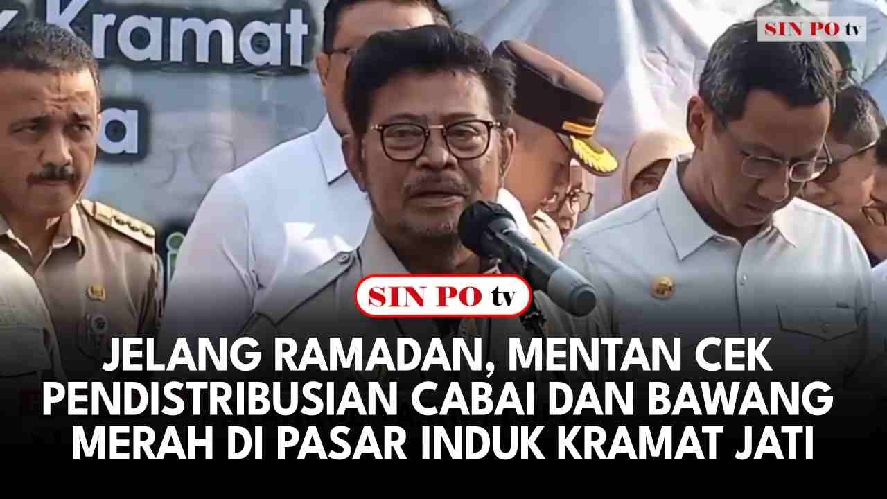 Jelang Ramadan, Mentan Cek Pendistribusian Cabai Dan Bawang Merah Di Pasar Induk Kramat Jati