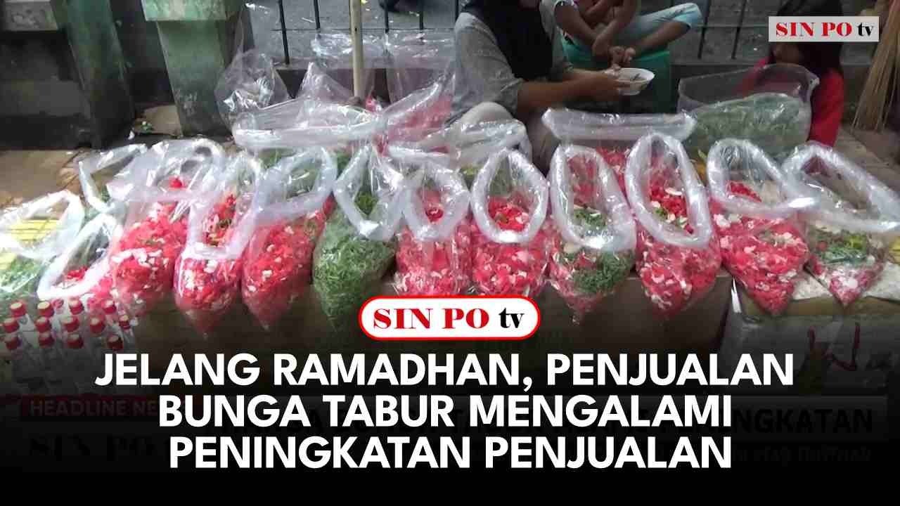 Jelang Ramadhan, Penjualan Bunga Tabur Mengalami Peningkatan Penjualan